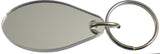 Alpha Phi Alpha Pear Shaped Domed Key Chain [Silver]