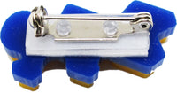 Sigma Gamma Rho Small Acrylic Letter Pin [Gold]