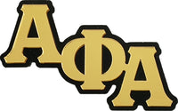Alpha Phi Alpha Large Mirror Letter Pin [Gold]