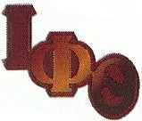Iota Phi Theta Large Mirror Letter Pin [Gold]