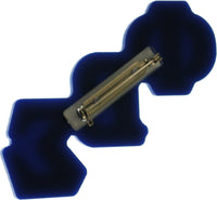 Phi Beta Sigma Large Mirror Letter Pin [Silver]