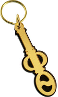 Iota Phi Theta Large Letter Mirror Key Chain [Brown]