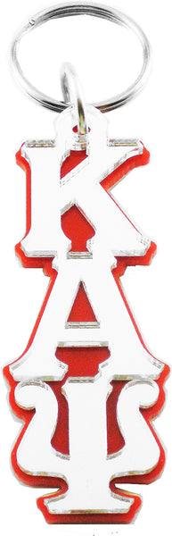Kappa Alpha Psi Large Letter Mirror Key Chain [Red]