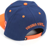 Big Boy Virginia State Trojans S144 Mens Snapback Cap [Navy Blue]