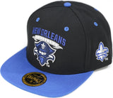 Big Boy New Orleans Privateers S144 Mens Snapback Cap [Black]
