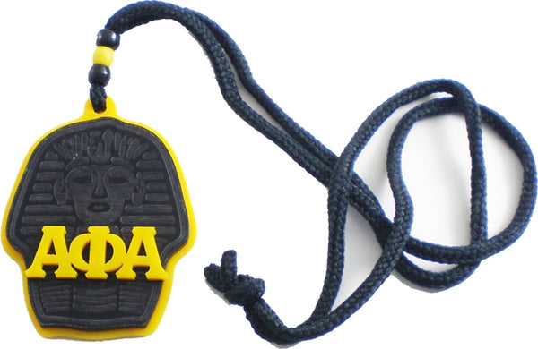 Alpha Phi Alpha Sphinx Head Acrylic Medallion [Black]