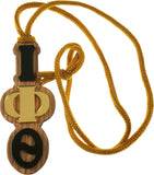 Iota Phi Theta Oak Wood Backed Medallion [Brown]