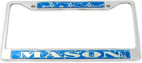 Mason Domed License Plate Frame [Silver]