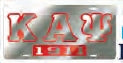 Kappa Alpha Psi 1911 Mirror Insert Tag License Plate [Silver]