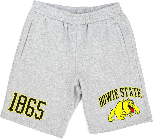 Big Boy Bowie State Bulldogs S1 Mens Sweat Short Pants [Grey]
