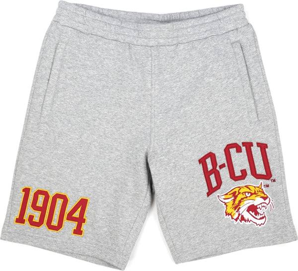 Big Boy Bethune-Cookman Wildcats S1 Mens Sweat Short Pants [Grey]