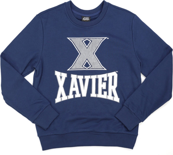 Big Boy Xavier Musketeers S4 Mens Sweatshirt [Navy Blue]