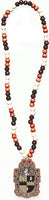 Alpha Phi Alpha Wood Bead Tiki Crest Decal Medallion [Brown]