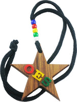 Eastern Star Wood Medallion [Brown]