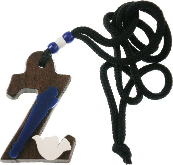 Zeta Phi Beta Dove Wood Medallion [Brown]