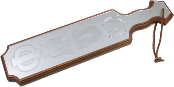 Omega Psi Phi Platinum Founders Wood Paddle [Brown]