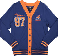 Big Boy Langston Lions S10 Womens Cardigan [Navy Blue]