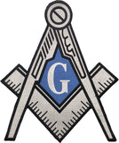 Mason Symbol Iron-On Patch [Silver]