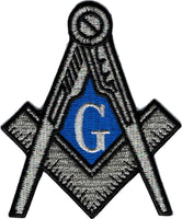 Mason Symbol Iron-On Patch [Silver]