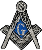 Mason Symbol Iron-On Patch [Silver]