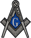 Mason Symbol Iron-On Patch [Silver]
