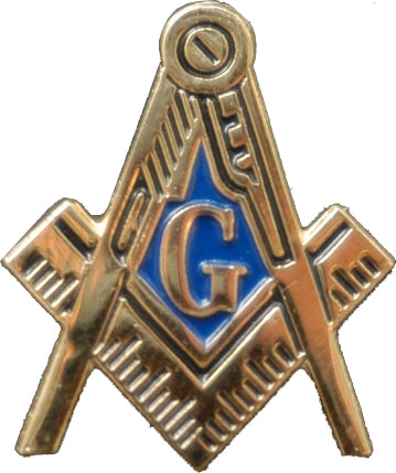 Mason Symbol Flat Craft Medallion [Blue]