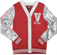 Big Boy Virginia Union Panthers S9 Womens Cardigan [Maroon]