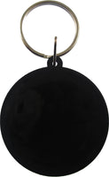 Eastern Star Split Ring Rubber Key Chain [White]