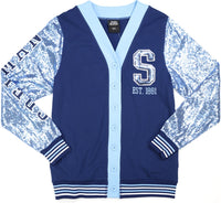 Big Boy Spelman College S9 Womens Cardigan [Navy Blue]