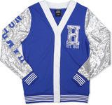 Big Boy Hampton Pirates S9 Womens Cardigan [Royal Blue]