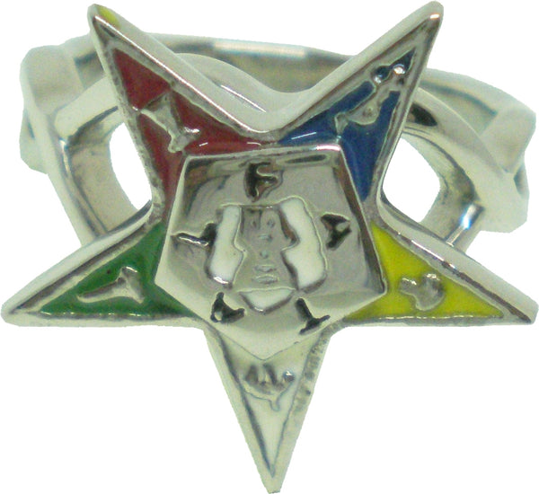 Eastern Star Symbol Ladies Ring [Silver]