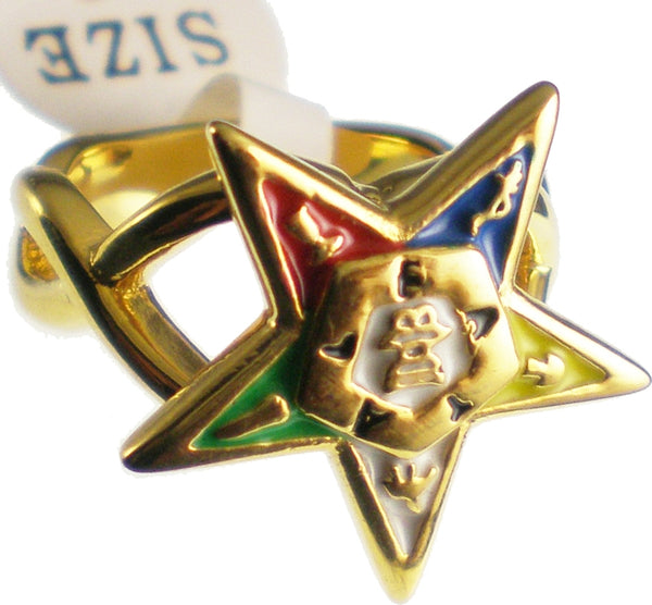 Eastern Star Symbol Ladies Ring [Gold]