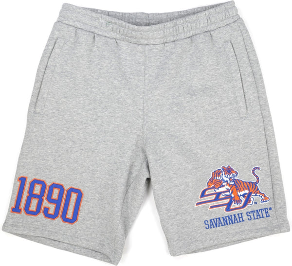Big Boy Savannah State Tigers S1 Mens Sweat Short Pants [Grey]