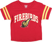 Big Boy District Of Columbia Firebirds S4 Cropped Womens Tee [Crimson Red]