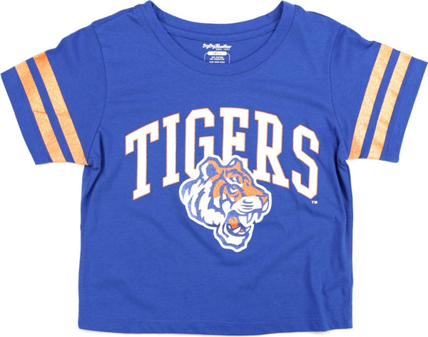 Big Boy Savannah State Tigers S4 Cropped Womens Tee [Royal Blue]