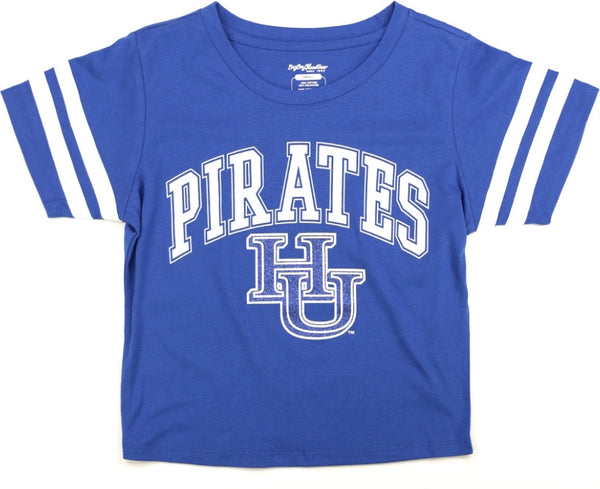 Big Boy Hampton Pirates S4 Cropped Womens Tee [Royal Blue]