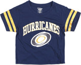 Big Boy Georgia Southwestern State Hurricanes S4 Cropped Womens Tee [Navy Blue]