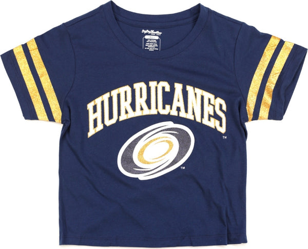 Big Boy Georgia Southwestern State Hurricanes S4 Cropped Womens Tee [Navy Blue]