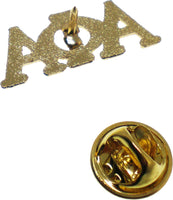 Alpha Phi Alpha Letters Lapel Pin [Silver]