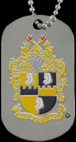 Alpha Phi Alpha Double Sided Dog Tag [Silver]