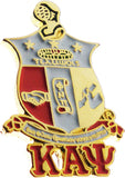 Kappa Alpha Psi Shield Drop Letter Lapel Pin [Gold]