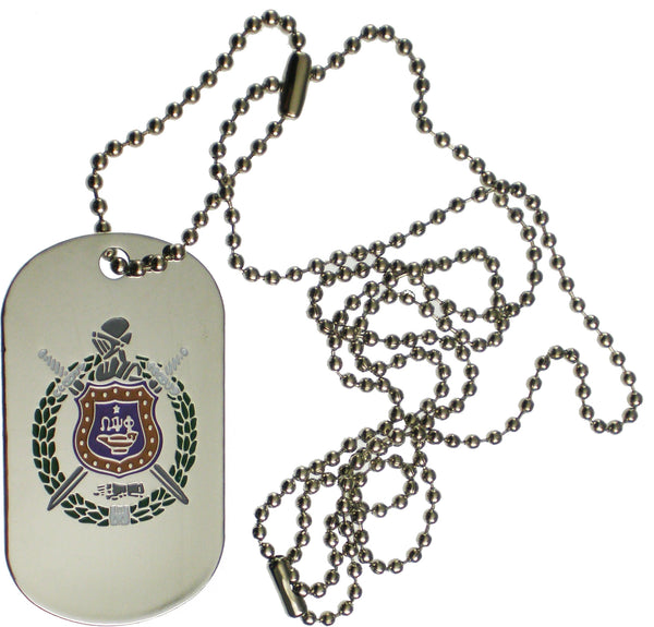 Omega Psi Phi Double Sided Dog Tag [Silver]