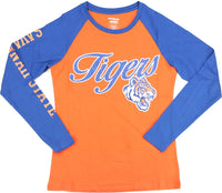 Big Boy Savannah State Tigers S4 Womens Long Sleeve Tee [Royal Blue]
