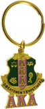 Alpha Kappa Alpha Crest Key Chain [Gold]