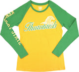 Big Boy Kentucky State Thorobreds S4 Womens Long Sleeve Tee [Green]