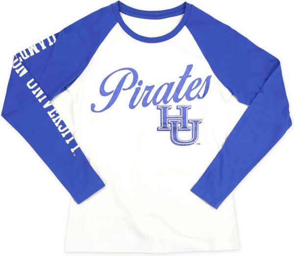 Big Boy Hampton Pirates S4 Womens Long Sleeve Tee [Royal Blue]