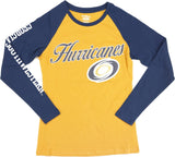 Big Boy Georgia Southwestern State Hurricanes S4 Womens Long Sleeve Tee [Navy Blue]