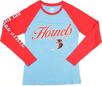 Big Boy Delaware State Hornets S4 Womens Long Sleeve Tee [Red]
