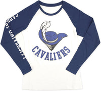 Big Boy Cabrini Cavaliers S4 Womens Long Sleeve Tee [Navy Blue]