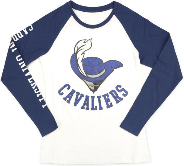 Big Boy Cabrini Cavaliers S4 Womens Long Sleeve Tee [Navy Blue]